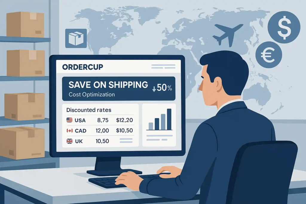 How OrderCup Helps Manage International Shipping Costs